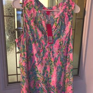 Lily Pulitzer Unicorn of The Sea Size L tank